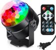 Luditek Sound Activated Party Lights with Remote DJ Lighting