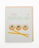 Sushi Love Anniversary Greeting Card