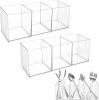 Large Cutlery Storage Organizer, Plastic Cutlery Utensil Holder