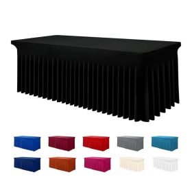Spandex Tablecloth, Elastic  Tablecloth for 6FT Rectangle Tables