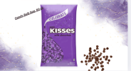 HERSHEY'S KISSES Purple Foils Milk Chocolate Candy 60 oz
