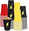 36Pcs Lightning Plastic Cups 16oz