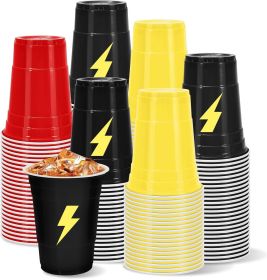 36Pcs Lightning Plastic Cups 16oz