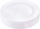 30PCS White Plastic Dinner Plastic Party Plates