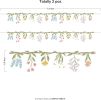 Flower Banner Wildflower Garland for Enchanted Garden Party