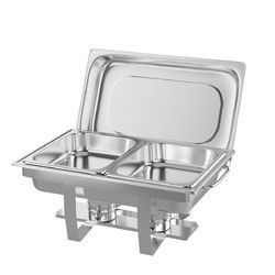 2 Packs Stainless Steel Full Size Chafing Dish