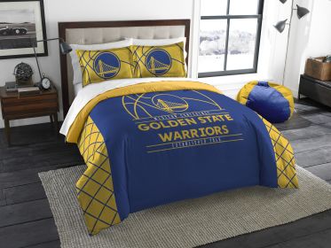 Warriors OFFICIAL NBA "Reverse Slam Comforter & Sham Set
