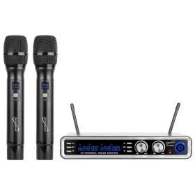 Supersonic UHF Dual Channel Frequencies wireless microphone