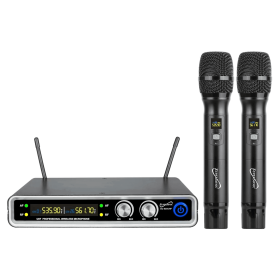 Supersonic UHF Dual Fixed Channel Pro Wireless Microphone
