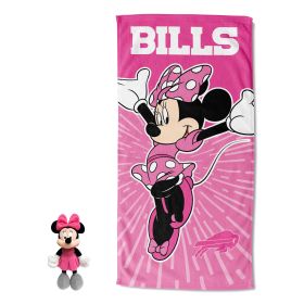 Disney NFL Minnie Bills Spirit Hugger Beach Towel
