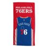 Official NBA  jersey personalized beach towel -  Philadelphia 76ers