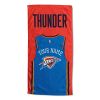 NBA jersey personalized beach towel - Oklahoma City Thunder