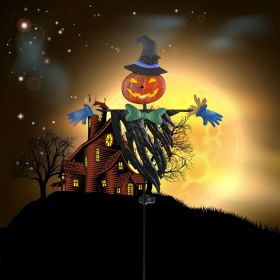 Waterproof Scarecrow Shape Solar Powered Stake Light for Party