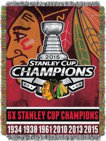 Blackhawks OFFICIAL National Hockey League; Woven Tapestry
