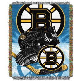 Bruins OFFICIAL National Hockey League; "Home Ice Advantage" Woven Tapestry