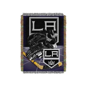 LA Kings OFFICIAL National Hockey League; "Home Ice Advantage"Woven Tapestry
