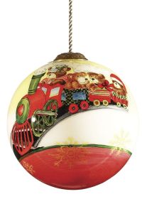 Baby First Christmas Teddy Bear Train