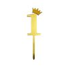 12pcs Number 1 Crown Cake Topper