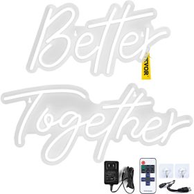 VEVOR Better Together Neon Sign party decoration