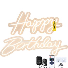 VEVOR Happy Birthday Neon Sign decoration
