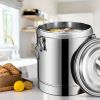 SOGA 12L Stainless Steel Insulated Stock Pot