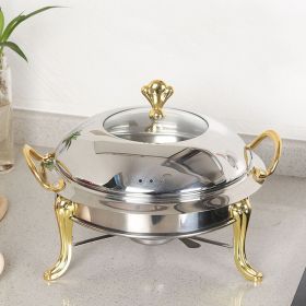 SOGA Stainless Steel  Round Buffet Chafing Dish Cater