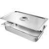 4 Pack Hotel Pans, Full Size Anti-Jam Steam Pan