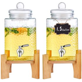 VEVOR Beverage 1.5 Gallon Drink Dispensers for Parties