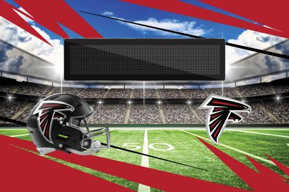 Official NFL Falcons - 20" x 32" Personalized Washable Rug