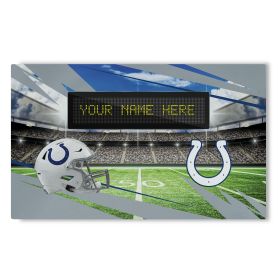 Official NFL Colts - 36" x 62" Personalized Washable Rug