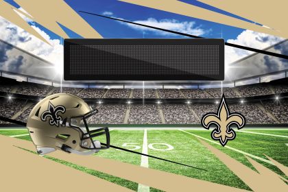 Official NFL Saints - 20" x 32" Personalized Washable Rug