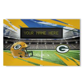 Official NFL Packers - 36" x 62" Personalized Washable Rug