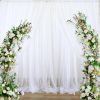 1PC White Tulle Backdrop Curtain