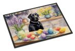 NEW Decorating Easter Black Labrador Retriever Doormat