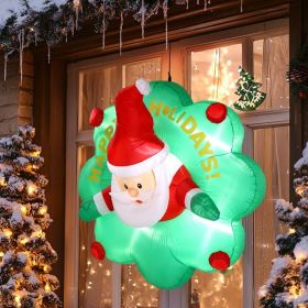 Lighted Christmas Inflatable Santa Decoration
