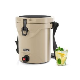10 QT Drink Cooler Insulated Ice Chest and Adjustable Strap
