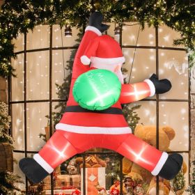 Lighted Christmas Inflatable Decoration Gift Bag