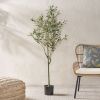 59 Inch Artificial Olive Tree