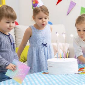 Starry Gradient Birthday Celebration Napkins Party Decor