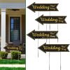 Wedding Sign For Ceremony and Reception Direction Signs