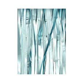 Blue Multicolor Curtains Photo Booth Props Bachelorette
