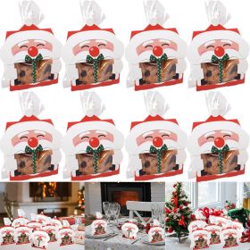 Mini Christmas Candy Boxes with Cellophane Bags