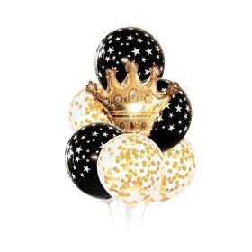Black and Gold Balloon Party Decorations