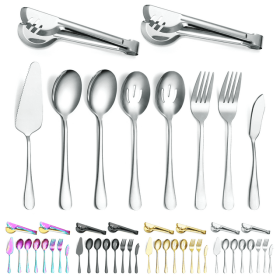 ReaNea Silver Flatware Serving Set
