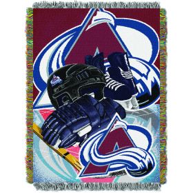 Avalanche OFFICIAL National Hockey League; "Home Ice Advantage" Woven Tapestry