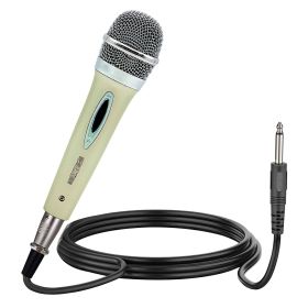 5 CORE Microphone Dynamic Vocal Handheld Mic Cardioid Unidirectional Microfono w On Off Switch + XLR Audio Cable for Singing Karaoke Public Speaking &