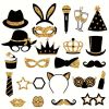 24 Pcs Party Photo Booth Props Party Picture Pose