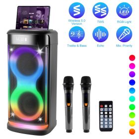 Portable Wireless Party Speaker with LED Light