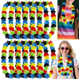 Colorful Hawaiian Leis Back to School Party Photo Booth Prop