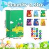 12Packs Christmas Dinosaur Candy Bags with 24Pcs Stickers